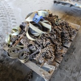 Pallet lot - chains binders and straps