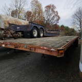 Highflat tandem axle trailer