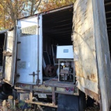 Box trailer with contents