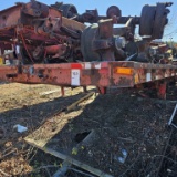 High flat trailer - no axles