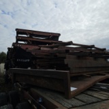 Axles, decks. And steel on trailer deck
