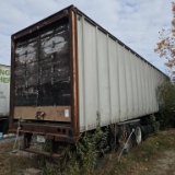 Box trailer with contents