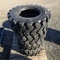 (4) forerunner 12-16.5 skidsteer tires