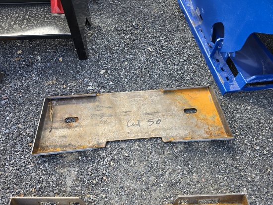 new skidsteer mount plate
