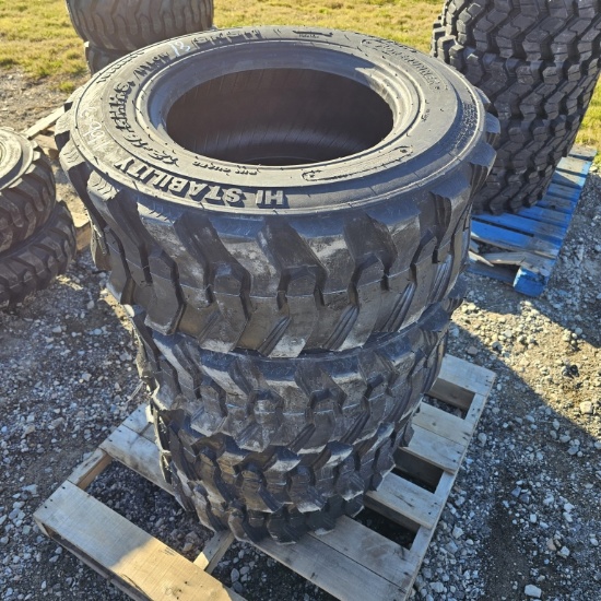 (4) forerunner 12-16.5 skidsteer