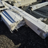 Lot - assorted pvc fence