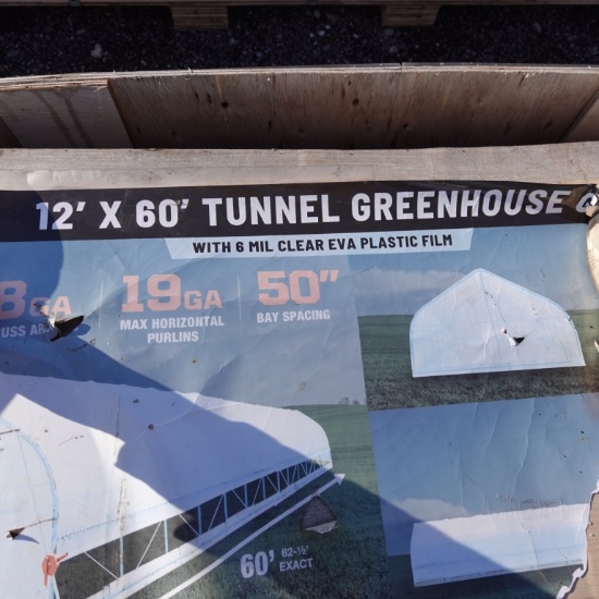 New 12ft X 60ft Tunnel Greenhouse Grow Tent