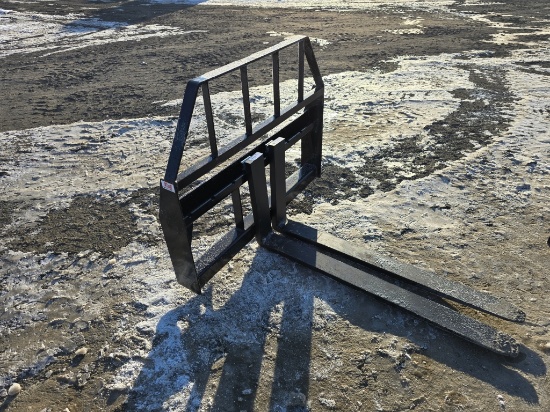 New 3500 Lbs Skidsteer 4ft Forks