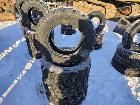 4 New Forerunner 10-16.5 Skidsteer Tires