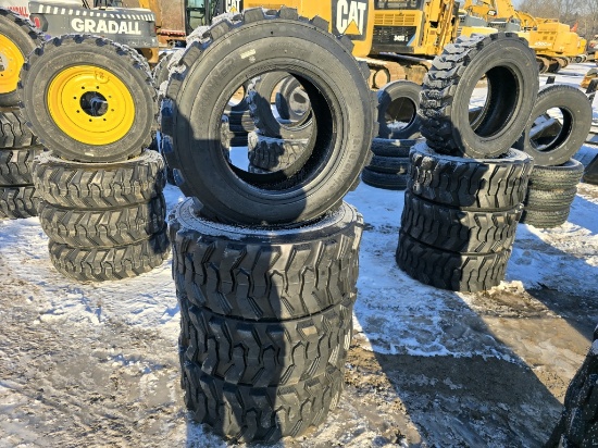 4 New Forerunner 12-16.5 Skidsteer Tires