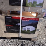 New Allmetal 45ft X 25ft Double Garage Steel Barn