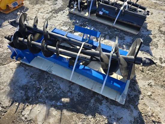 New Skid Steer Loader Auger And Extra Rod