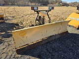 8ft Fisher Straight Snow Plow W/ Head Gear