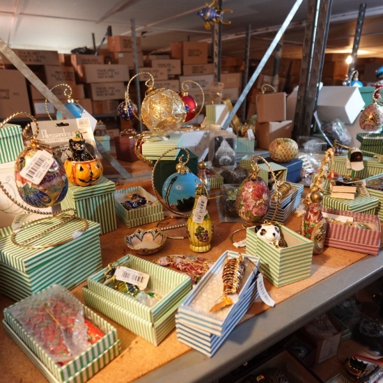 Lot of Victorian Enamelling, Faberge Egg, More