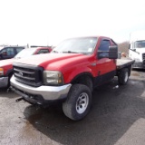 1999 Ford F350 Flatbed Truck