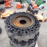 Lot (4) Skid Steer Tires
