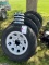 Set Of 4 Lt265/70r18 Tires With Hub Caps
