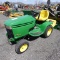 John Deere Gt225 Riding Mower W/rototiller