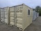 New 10ft Storage Container W/window And Side Door