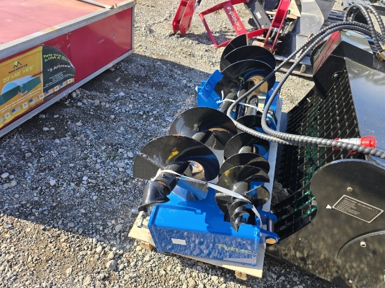 New Skid Steer Loader Auger And Extra Rod