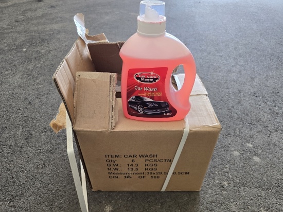 New 6 Pcs Car Care Magic Car Wash 2l Bottles