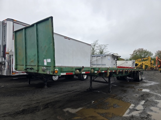 1992 Fruehauf Flat Deck Trailer