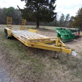 1999 T/a Tow Behind Light Equipment Trailer