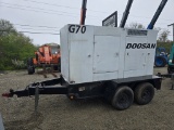 Doosan G70 Tow Behind Genset