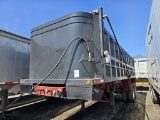 1986 Natec 35 Ton End Dump Trailer
