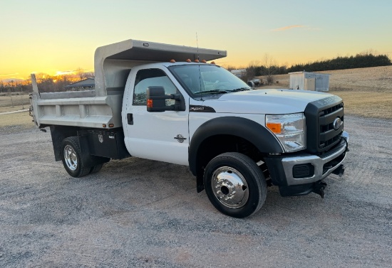 2012 Ford F550 Dump Truck W/ Plow