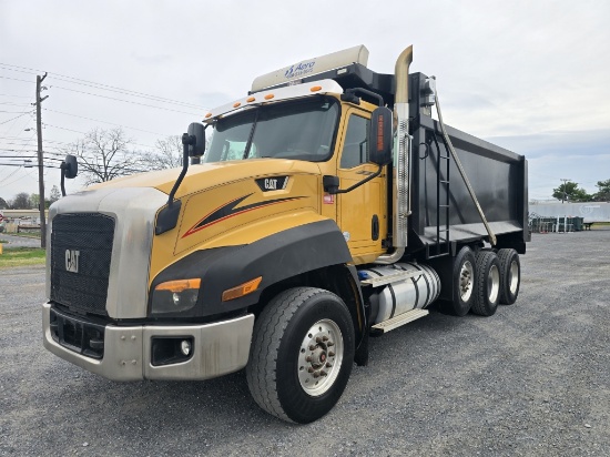 2015 Cat Ct660l Tri-axle Dump Truck