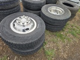 Set Of 4 Rims And Tires With Simulators