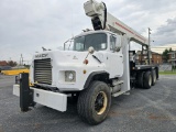 1988 Mack Dm690s Flatbed Crane