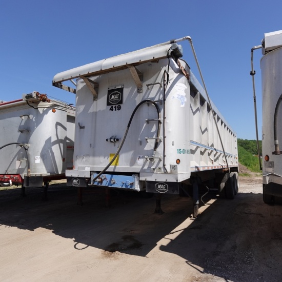 2002 Mac Aluminum Dump Trailer