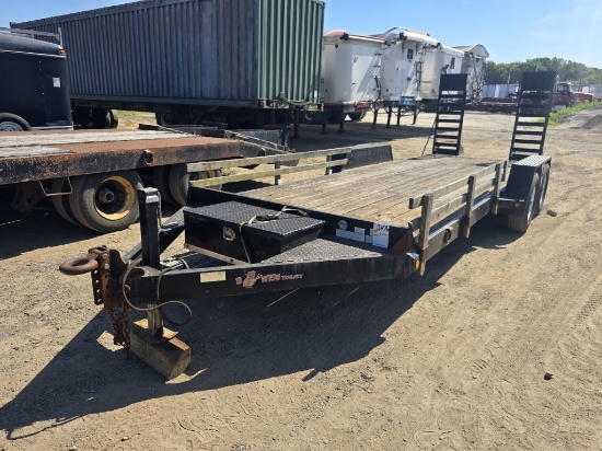 Bwise Tandem Axle Trailer W/ Ramps
