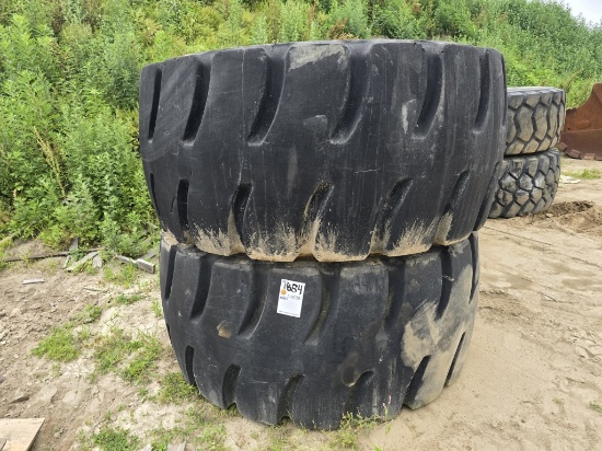 (2) Goodyear 35/65r33 Loader Tires