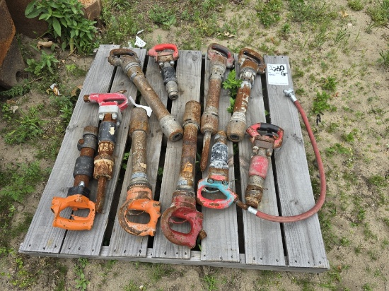 Pallet Lot Of Pneumatic Hammers