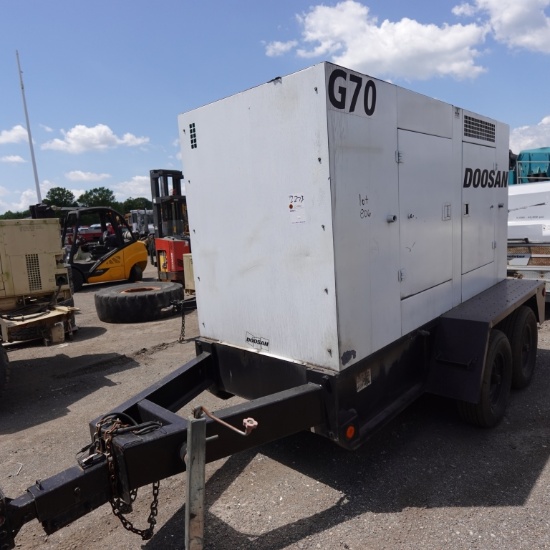 Doosan G70 Tow Behind Diesel Generator