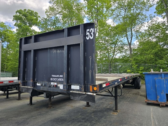 2007 Fontaine 53ft Steel Flatbed Trailer