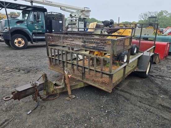 Single Axle Equipment Trailer