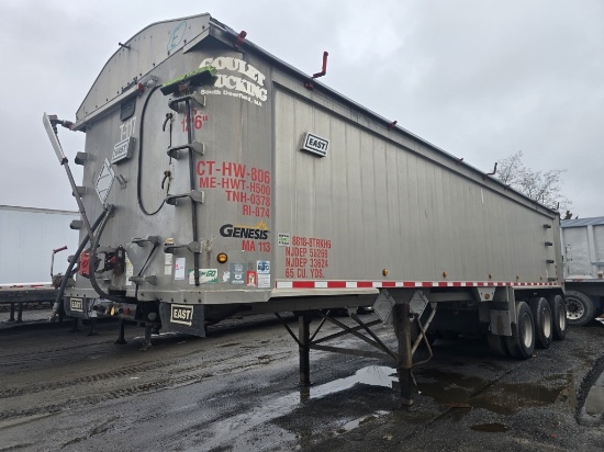 2015 East 40ton Aluminum Dump Trailer