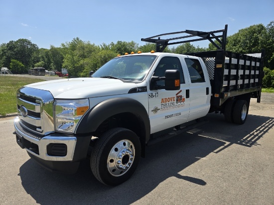 2015 Ford F550 Crew Cab Rack Body