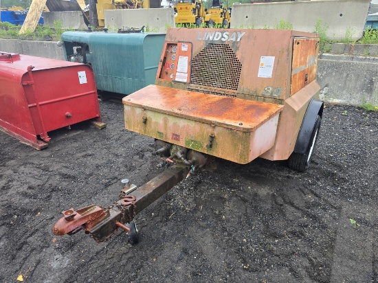 1994 Lindsay 80wc Tow Behind Air Compressor