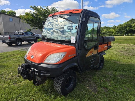 Enclosed Kubota Rtv1100 W/ Plow And Sweeper