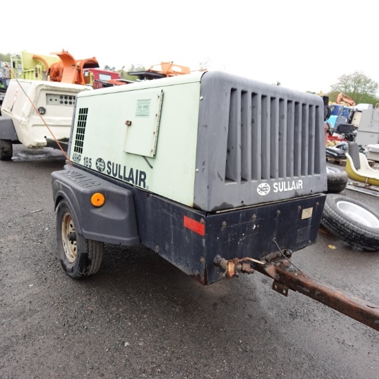 Sullair 185 Tow Behind Portable Air Compressor