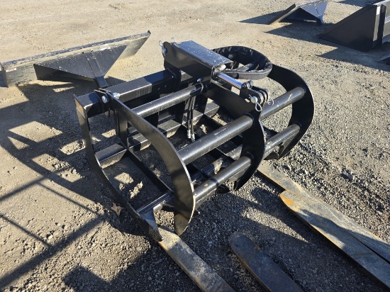 New Jmr 40in Hyd Skidsteer Grapple Bucket