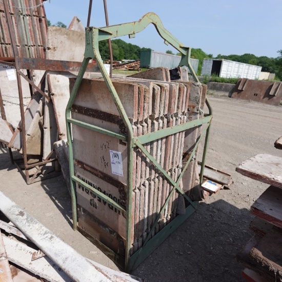 Concrete Forms W/crate Approx (18)pcs 4ft X 2ft