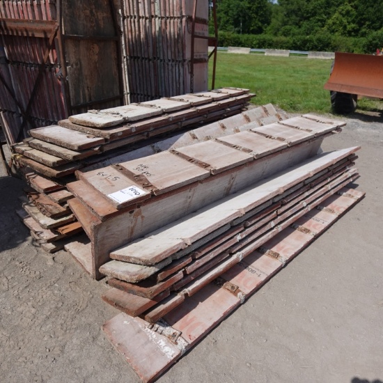 Concrete Forms Approx (30)pcs 8ft X 1.5ft