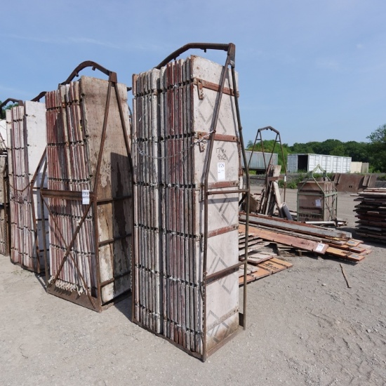 Concrete Forms W/crate Approx (17)pcs 8ft X 2ft