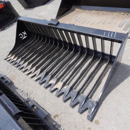 Kit Container 72" Skid Steer Fine Skeleton Bucket
